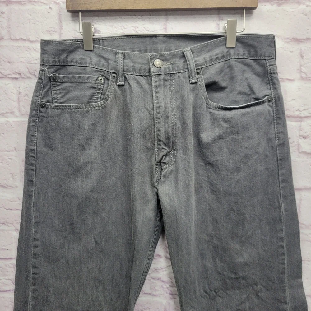Levis 505 Straight Leg‎ Denim Jeans Mens 36 Relaxed Retro Minimalist Streetwear